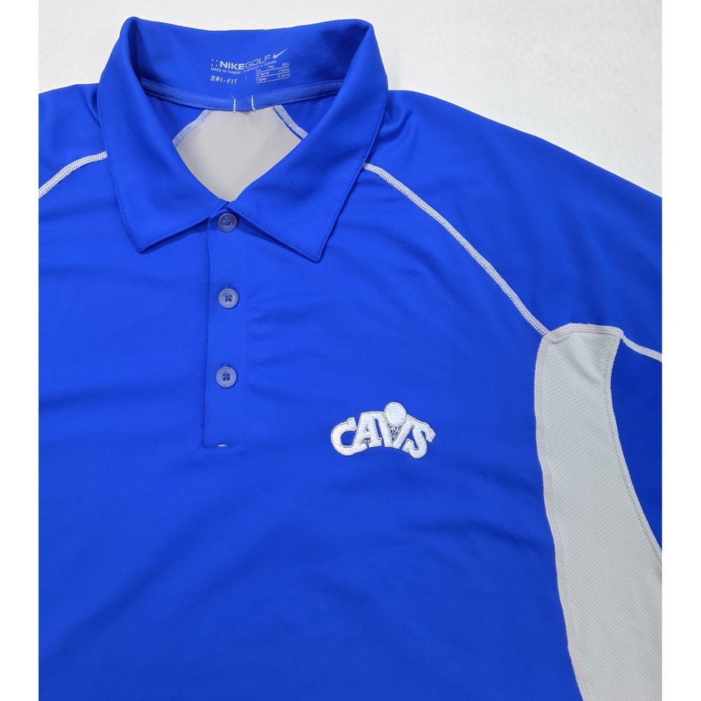 Cleveland Cavaliers Nike Polo Shirt Mens 2XL Vintage Logo
